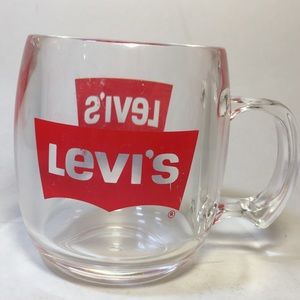 Coffee cup Levi's rare thick acrylic 8oz mug